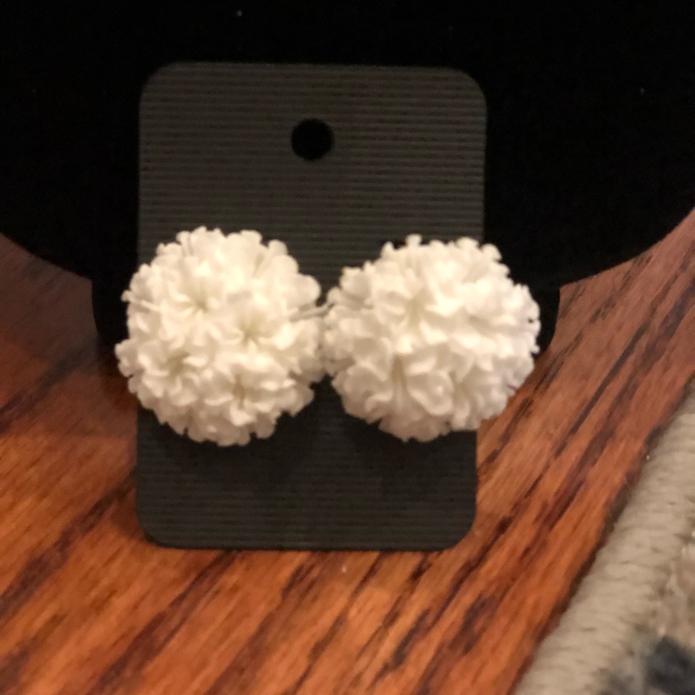 White Earrings